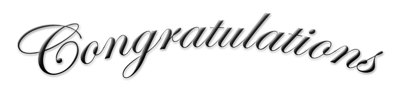 Congratulations